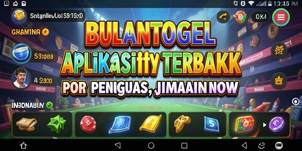 Tampilan antarmuka aplikasi BULANTOGEL yang modern dan intuitif.