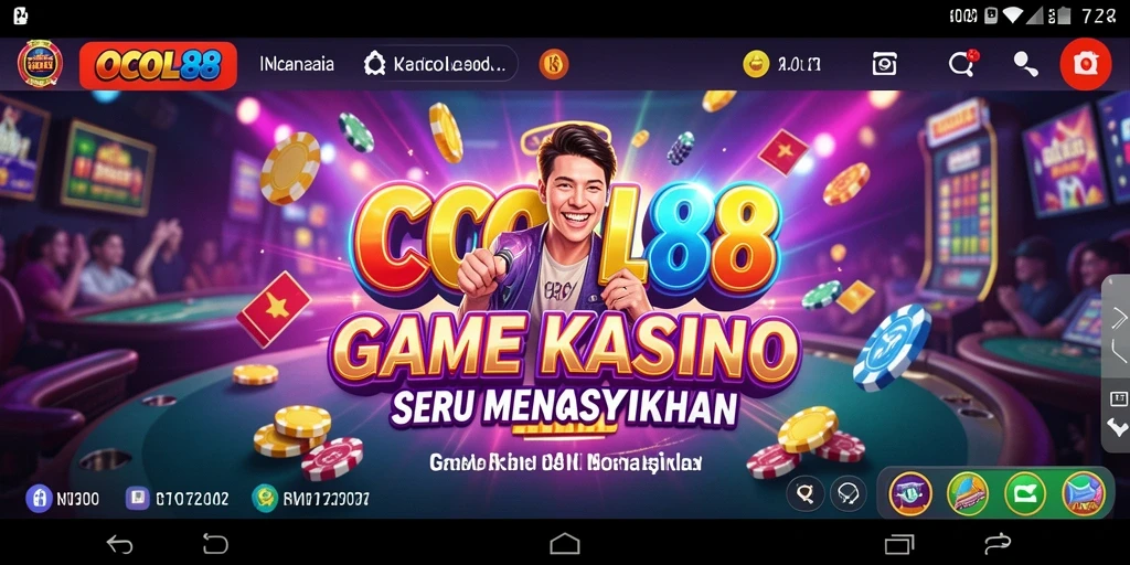 Tampilan gameplay menarik dengan desain Kasino yang modern.