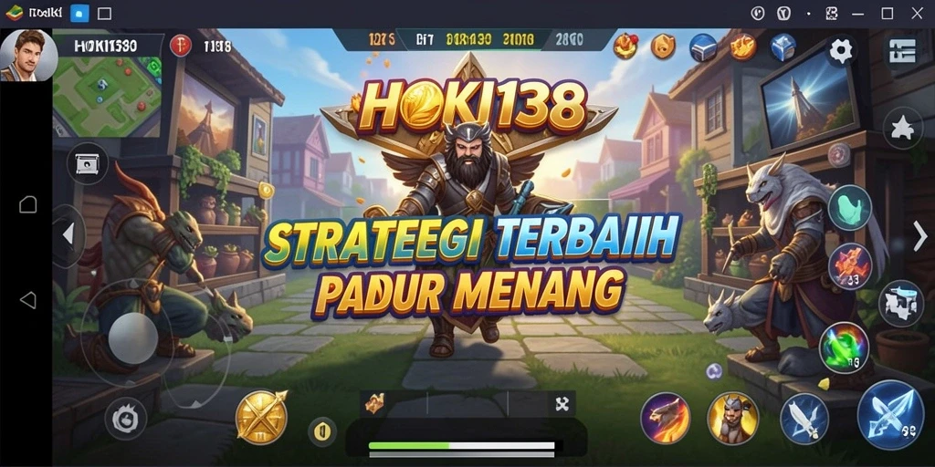 Screenshot utama HOKI138 menampilkan gameplay strategi yang intens.