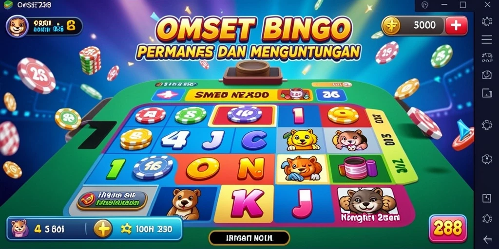 Tampilan gameplay Bingo yang seru dan interaktif di OMSET288.